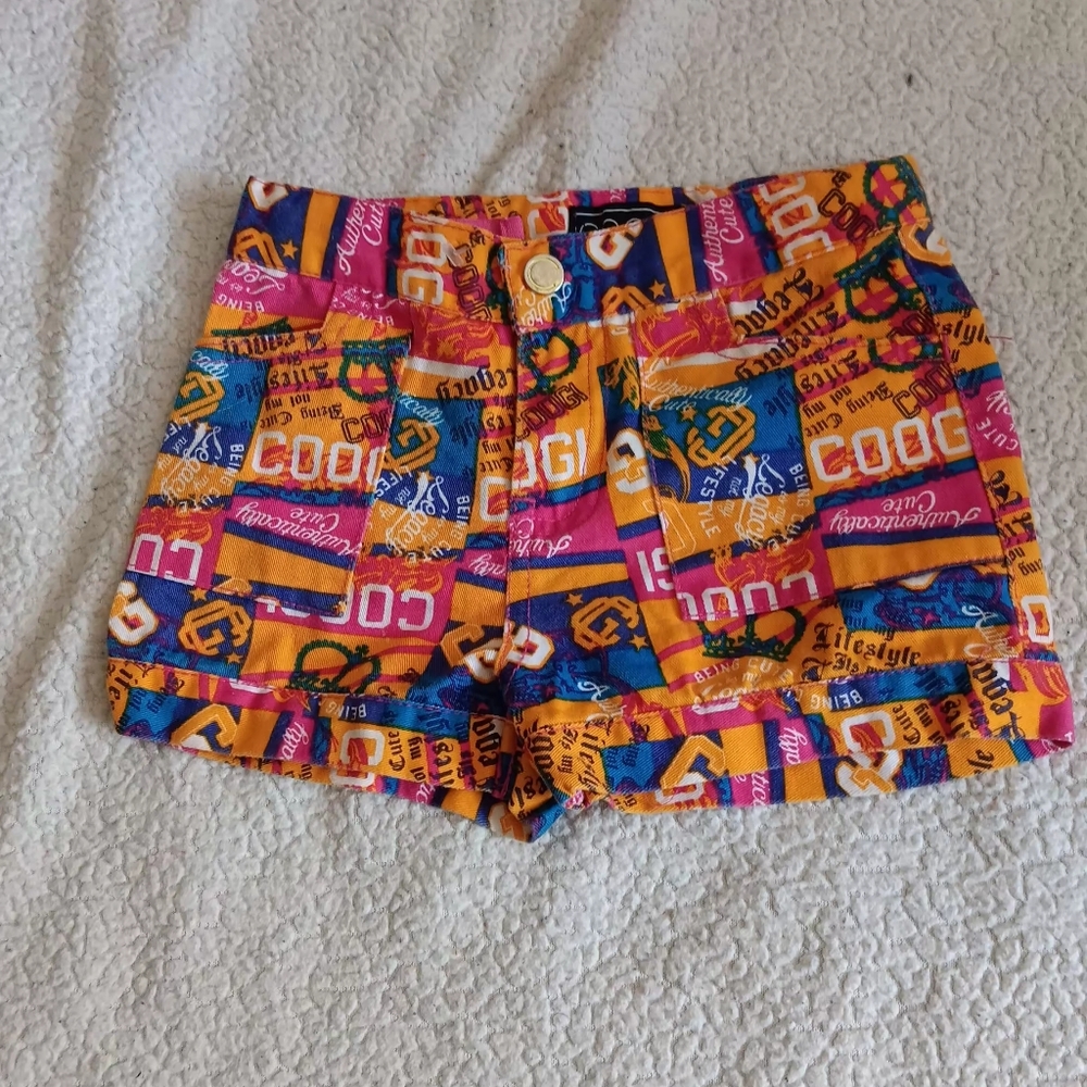 Vintage Coogi Vibrant Patchwork Kids Short